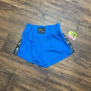 Zumba Fitness Blue Athletic button down Shorts